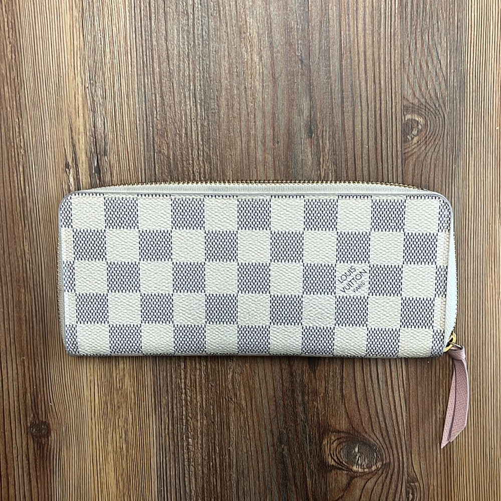 Authentic Azur Louis Vuitton zipper wallet